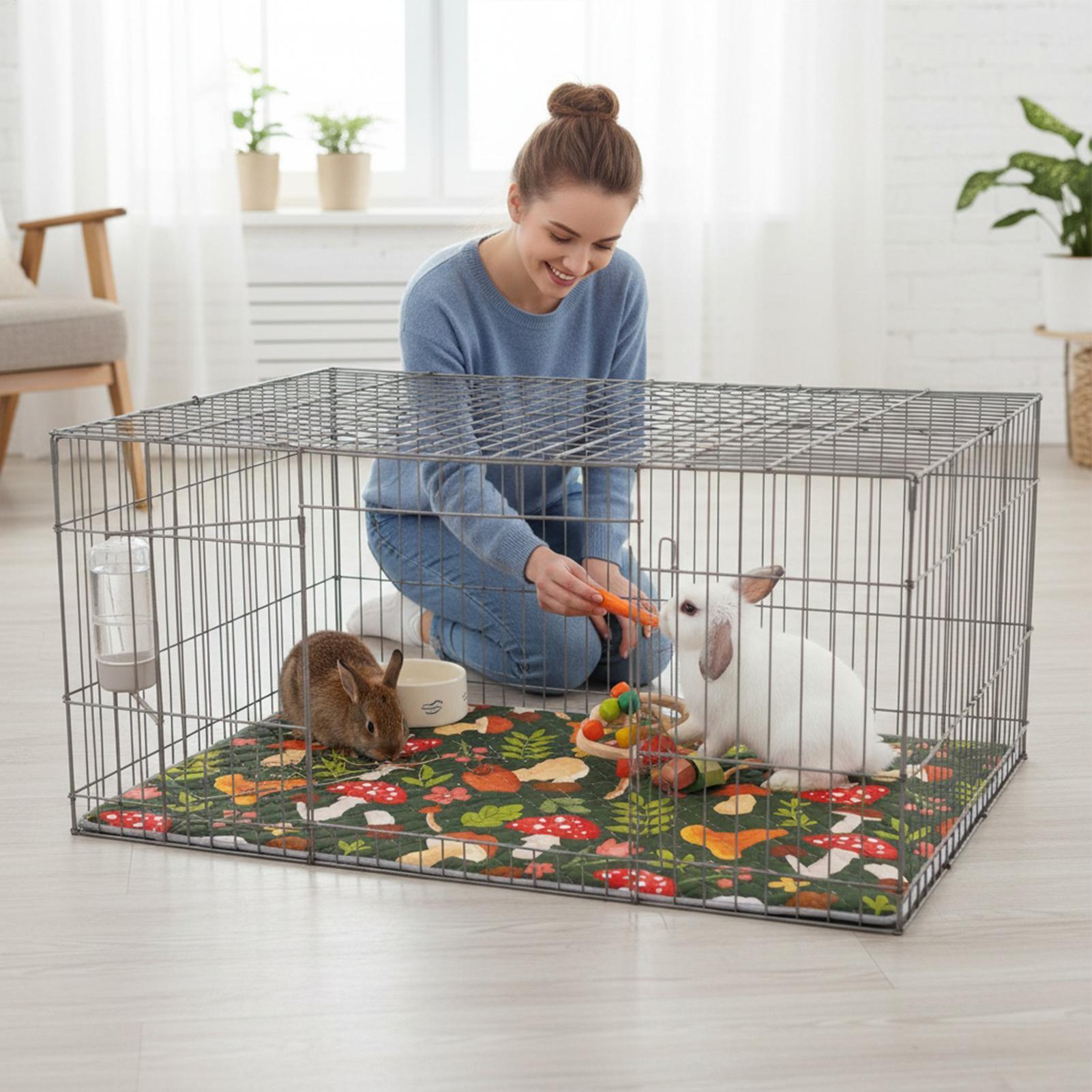 Hedgehog Bedding Liner - Tapis absorbant lavable pour doublure de