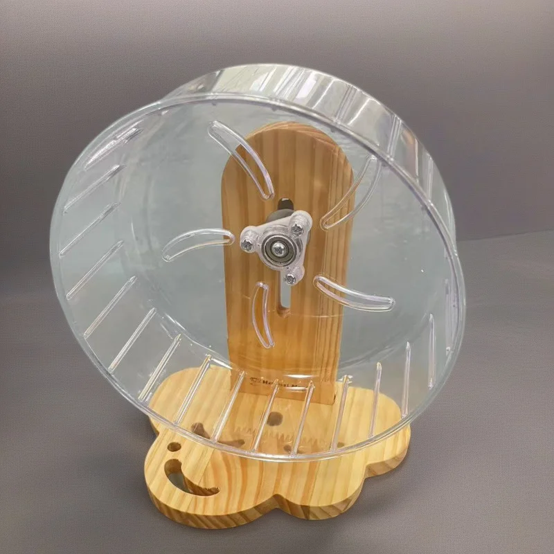 Hamster Cage Wheel - Roue de course silencieuse transparente pour