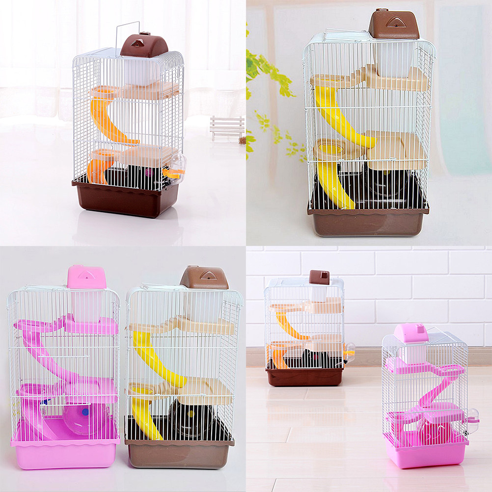 Cage à hamster de luxe à 3 niv - Hamster Cage Wheel avis et prix