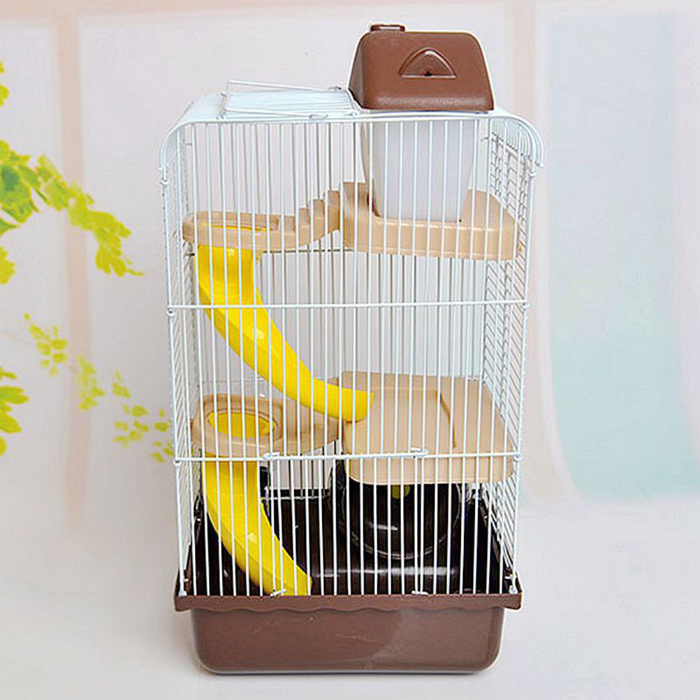 Cage à hamster de luxe à 3 niv - Hamster Cage Wheel avis et prix