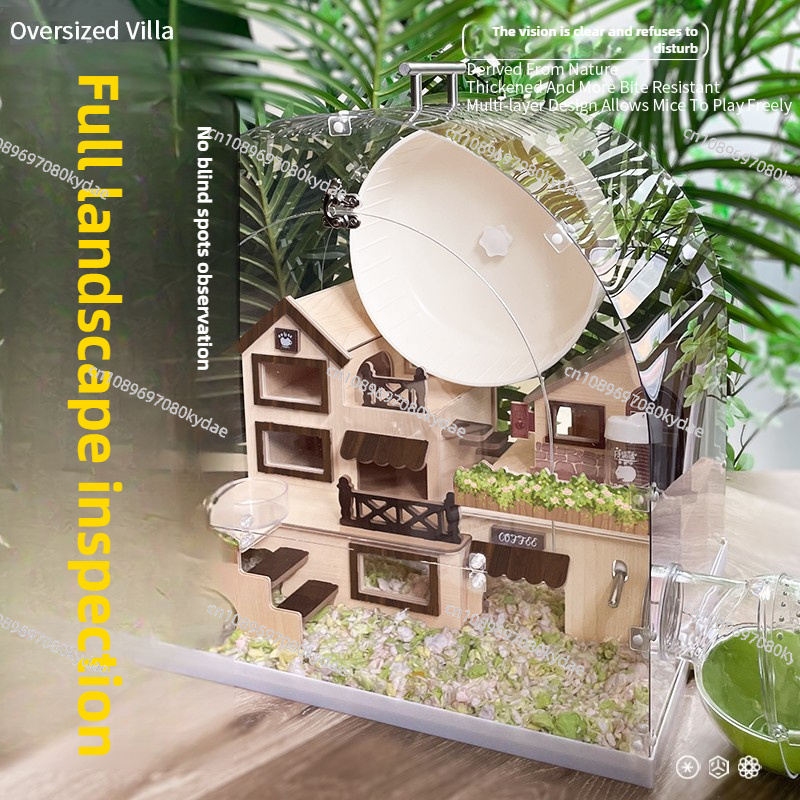 ‌ Maison pour hamster en acryl - Hamster Cage Wheel avis et prix