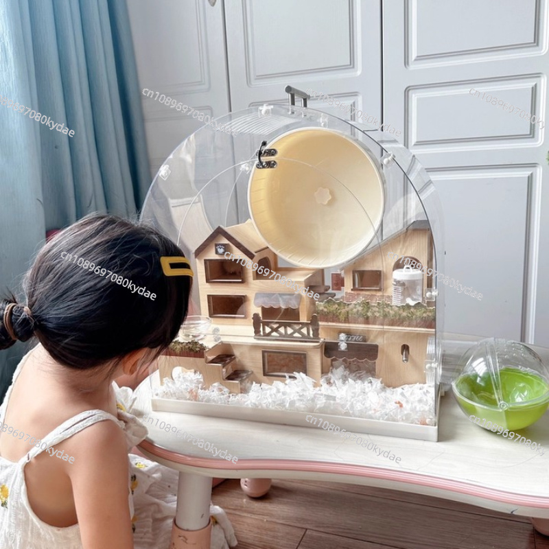 ‌ Maison pour hamster en acryl - Hamster Cage Wheel avis et prix