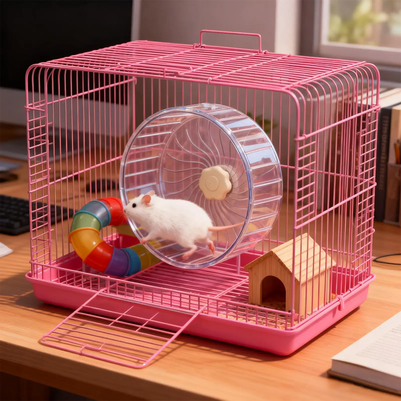 Roue de course pour hamster à  - Hamster Cage Wheel avis et prix