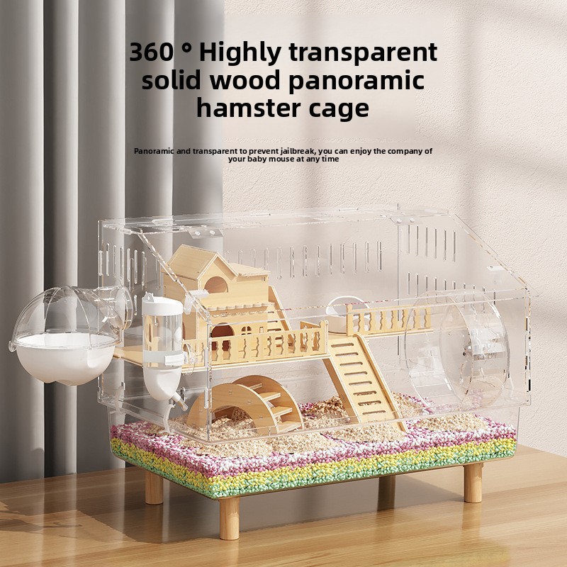 Grande cage à hamster en acryl - Hamster Cage Wheel avis et prix