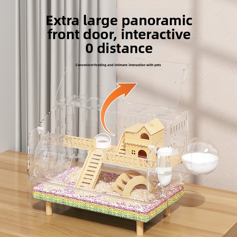 Grande cage à hamster en acryl - Hamster Cage Wheel avis et prix