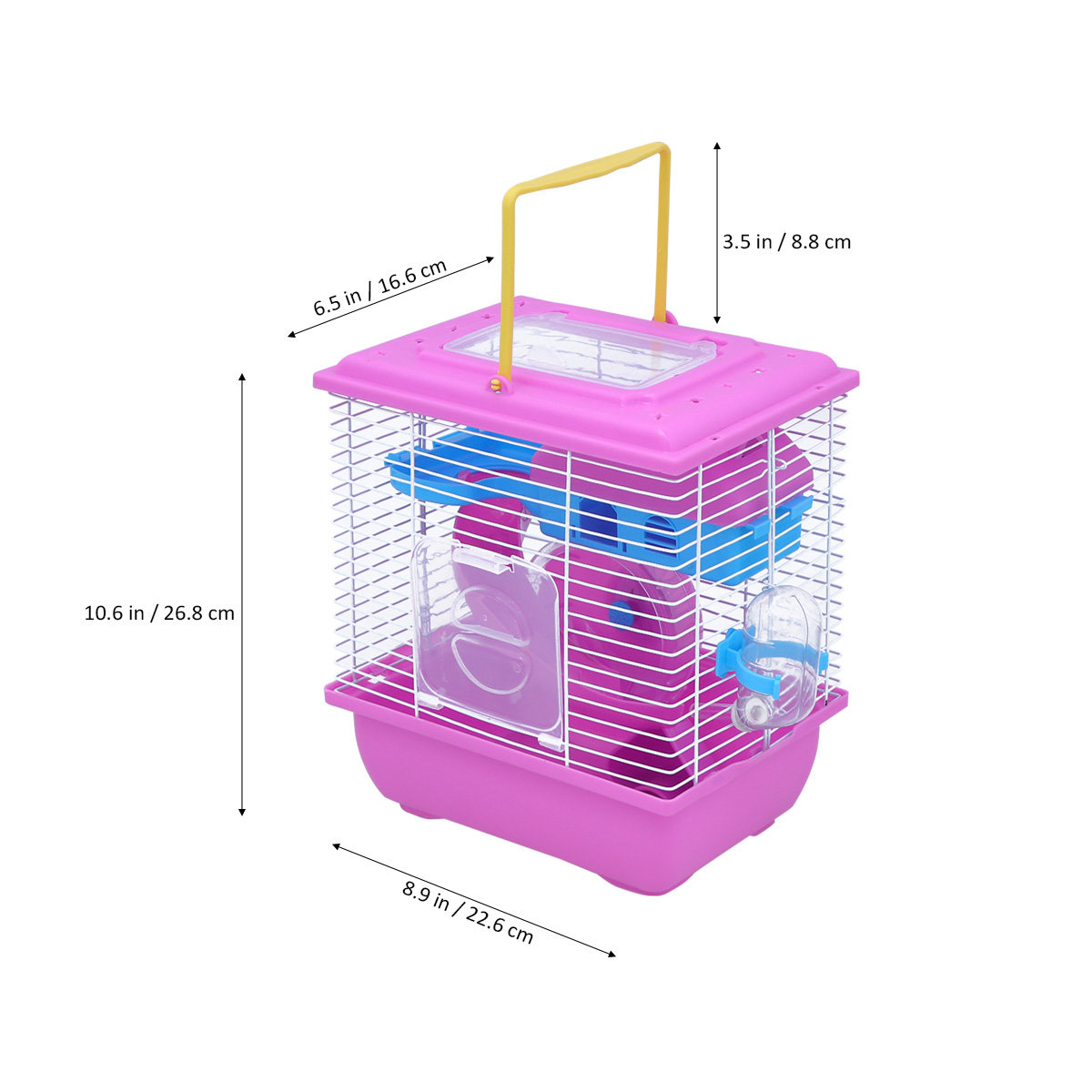 Cage à hamster double couche r - Hamster Cage Wheel avis et prix